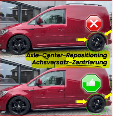 Suspensie Sport Reglabila V-maxx pentru VOLKSWAGEN CADDY (MK3/MK4) (2K) 2004-2020