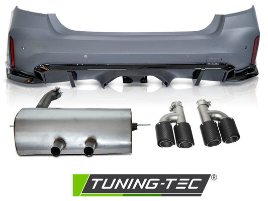 Bara Spate tip G80 Performance cu evacuare inclusa compatibila cu BMW F30 2011-2018