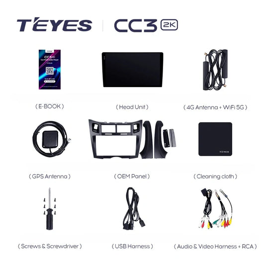 Navigatie Auto Teyes CC3L WiFi Toyota Yaris 2005-2012