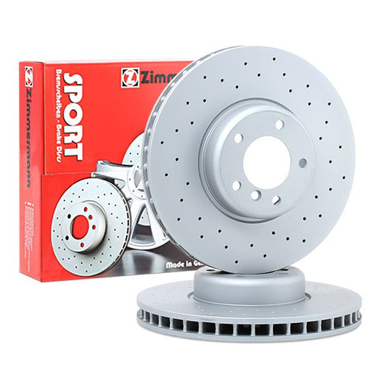 Set Disc de frana Ventilat si Perforat ZIMMERMANN  150.3481.52