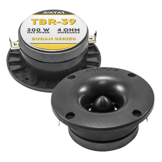 Tweeter auto Avatar Buran TBR-39 set componente, 97mm, 35W RMS, 4Ω, set 2 tweetere