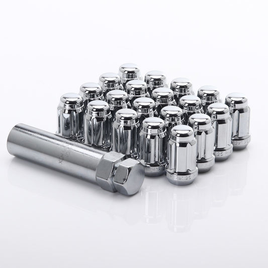 Set 20 Piulite Chrome tip hex M12x1,5 + Cheie