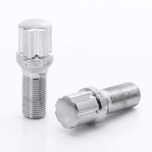 Set 20 Prezoane Chrome tip Stea M12x1,5 + Cheie