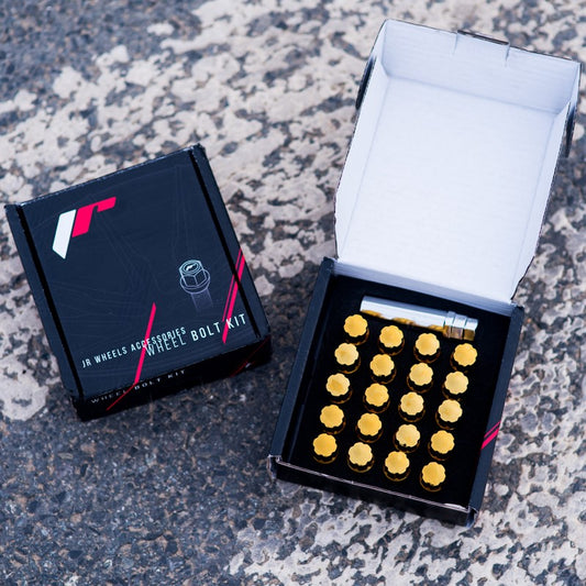 Set 20 Prezoane Gold tip Stea M14x1,5 + Cheie