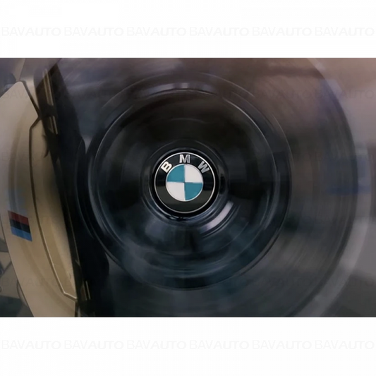 Set embleme fixe janta aliaj - Original BMW (BMW floating centre caps) 56mm - Chrome Ring