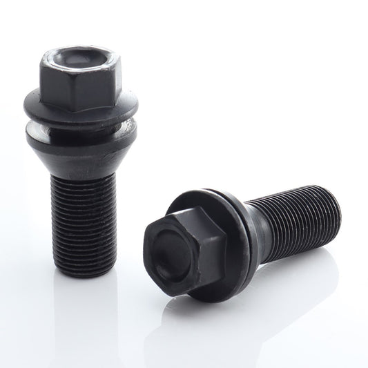 Set 20 Prezoane Negru tip hex M15x1,25