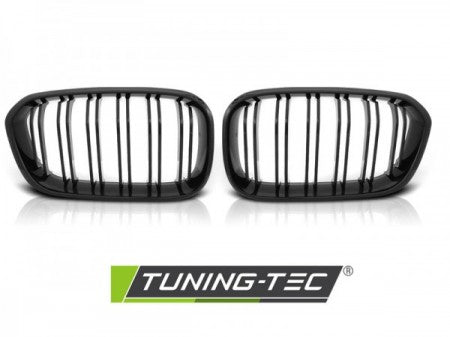 Grila centrala compatibila BMW F20 F21 LCI 15-18 - - Negru Lucios