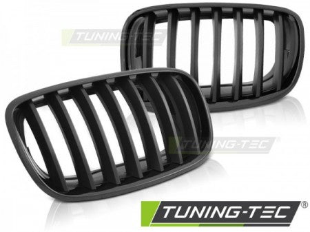 Grila centrala compatibila BMW X5 E70 X6 E71 08- - Negru Matt