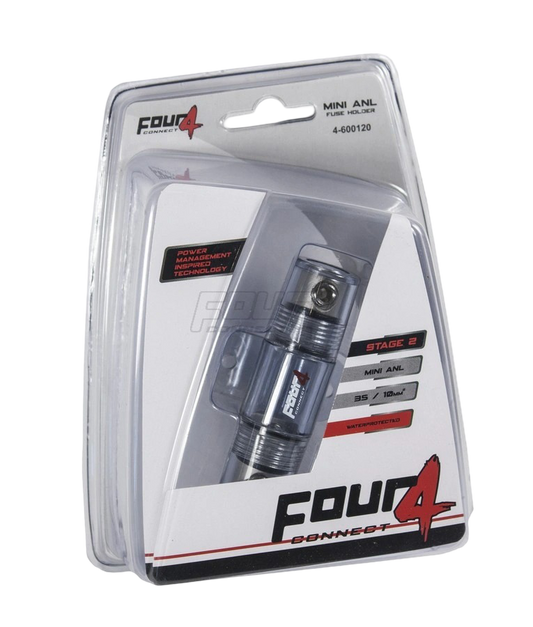Soclu siguranta mini ANL, Four Connect, 4-600120, Rezistent la apa, 10 / 35 mm2