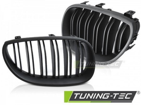 Grila centrala compatibila BMW Seria 5 E60/1- - - Negru Matt