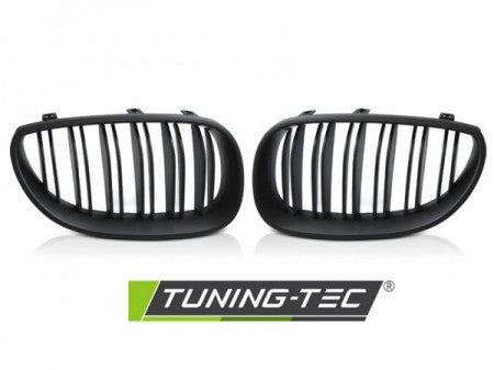 Grila centrala compatibila BMW Seria 5 E60/1- - - Negru Matt