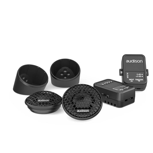 Tweetere auto Audison Prima AP 1, set componente, 26 mm, 150W, 4Ω, set 2 tweetere + 2 crossover
