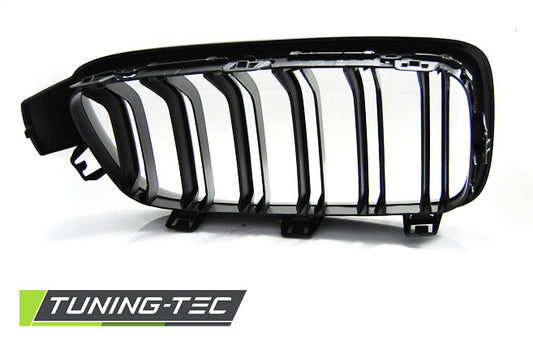 Grila centrala compatibila BMW Seria 3 F30/F31 2011- Matt Black