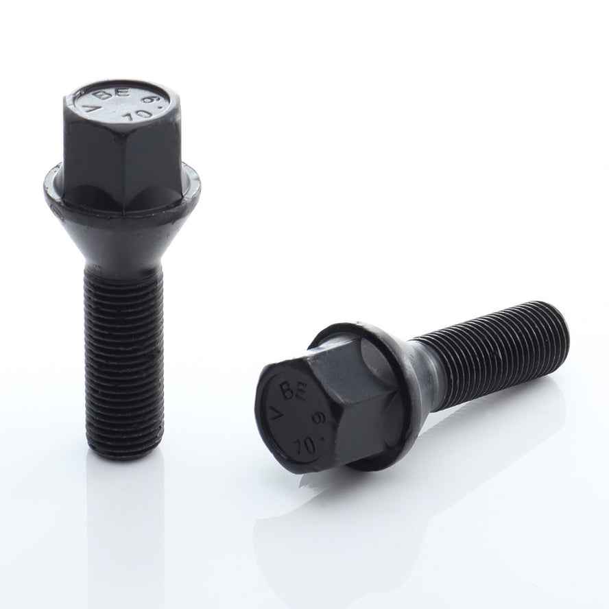 Set 10 Prezoane Negru tip hex M14x1,25