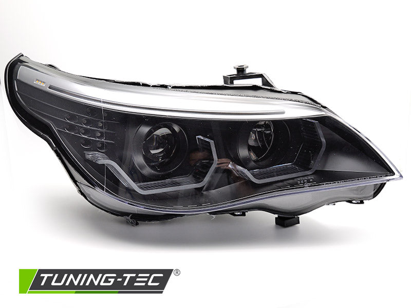 Faruri compatibile BMW E60/61 Angel Eyes 3D
