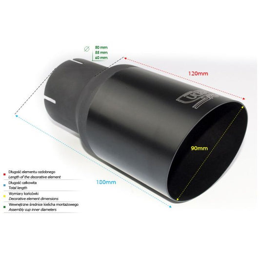 Ornament rotund evacuare, finala Ulter sport 90mm