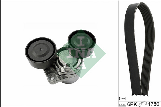 Resigilat - Set curea transmisie cu caneluri - 529 0510 10 - BMW Seria 3 320 d diesel 177 cai