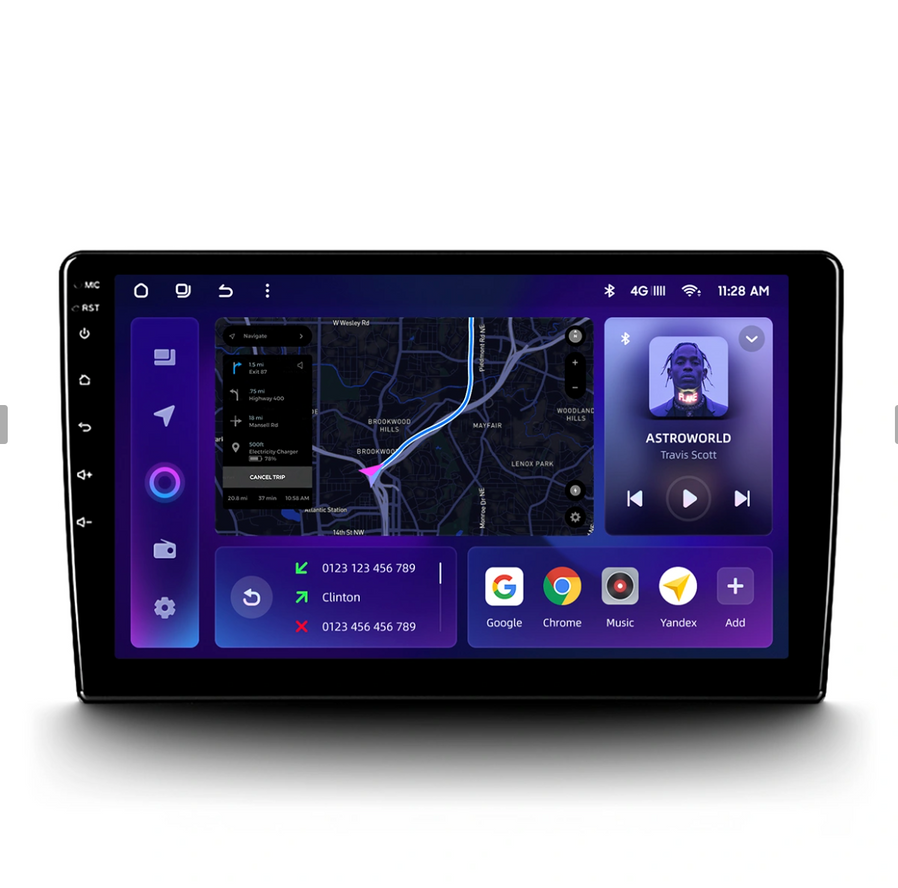 Navigatie Auto MOSS M2 BMW Seria 3 E91 2005-2013 4+64GB 9