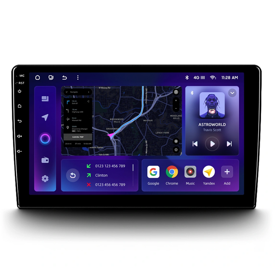 Navigatie Auto MOSS M2 BMW Seria 3 E92 2005-2013 4+64GB 9