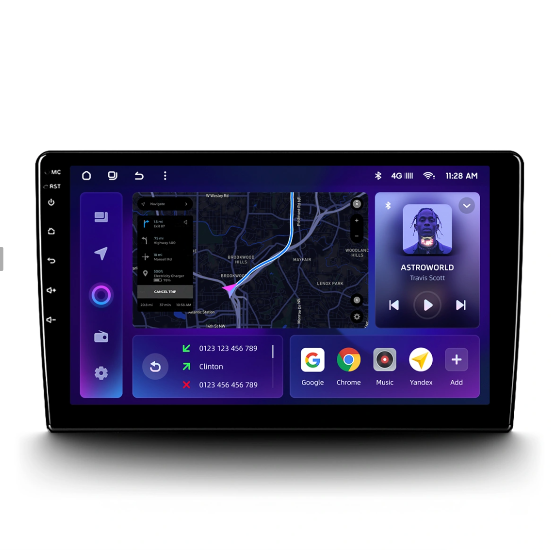 Navigatie Auto MOSS M2 BMW Seria 3 E93 2005-2013 4+64GB 9