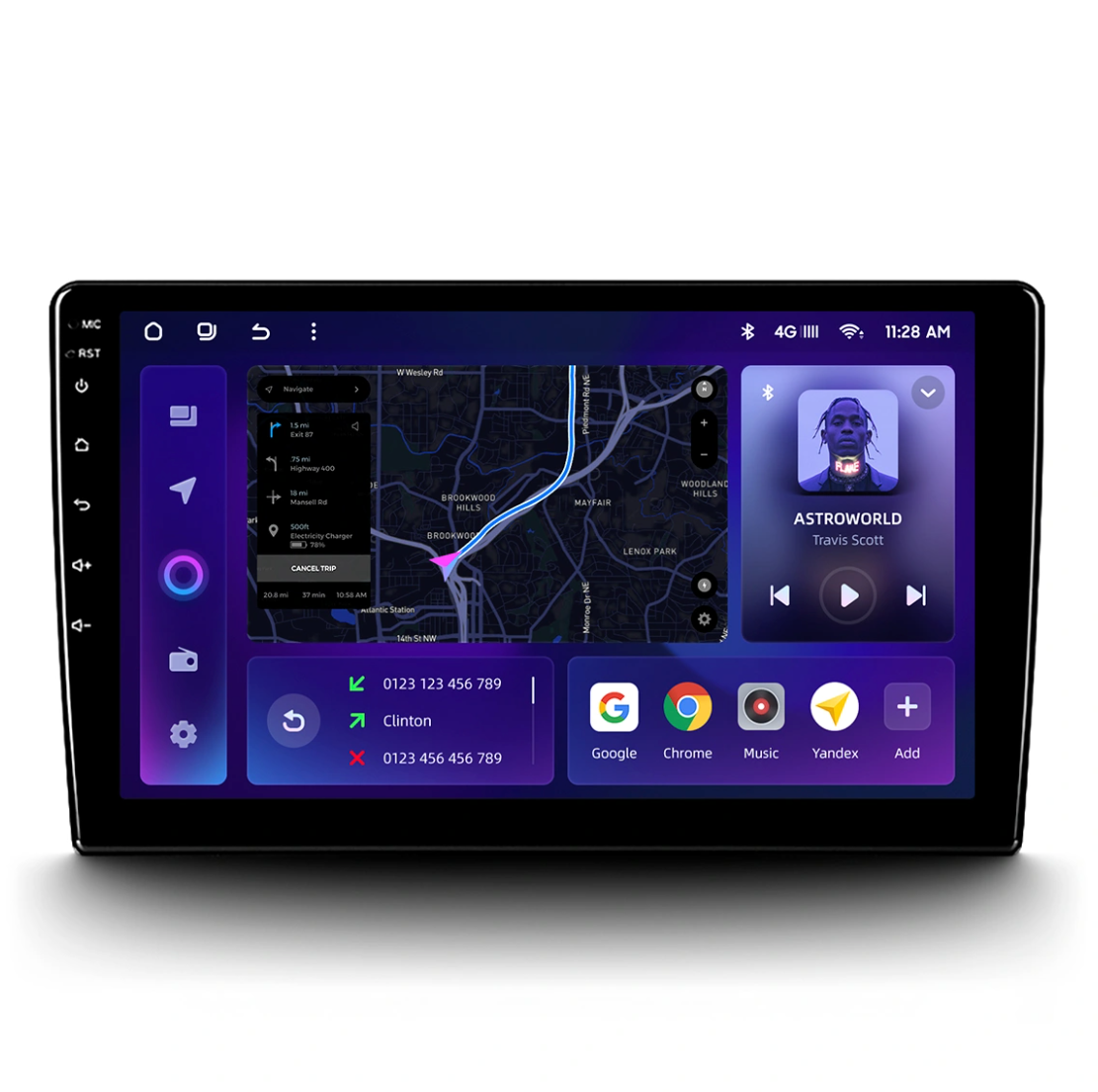 Navigatie Auto MOSS M2 BMW Seria 1 E87 2004-2013 4+64GB 9