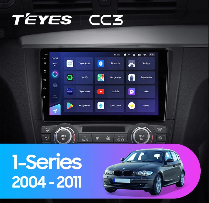 Navigatie Auto Teyes CC3L BMW Seria 1 E82 2004-2011 4+64GB 9