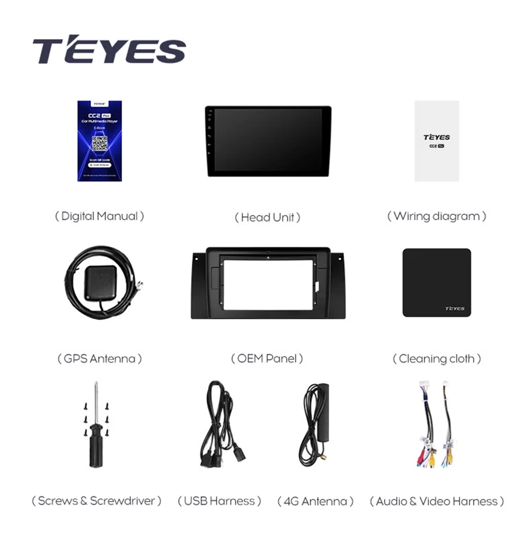 Navigatie Auto Teyes CC3L BMW X5 E53 1999-2006 4+64GB 9