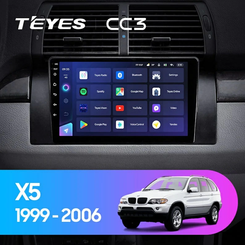 Navigatie Auto Teyes CC3L BMW Seria 5 E39 1995-2003 4+64GB 9