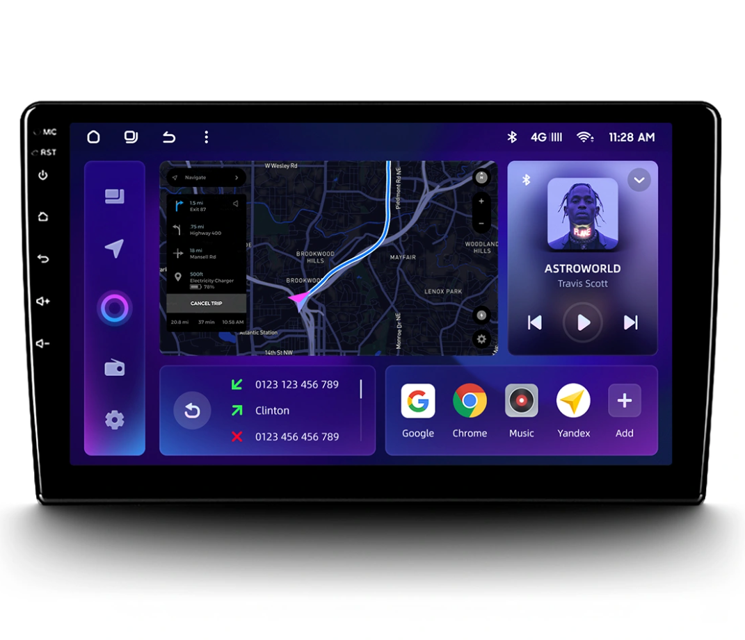 Navigatie Auto MOSS M3 BMW Seria 3 E91 2005-2013 4+32GB 9
