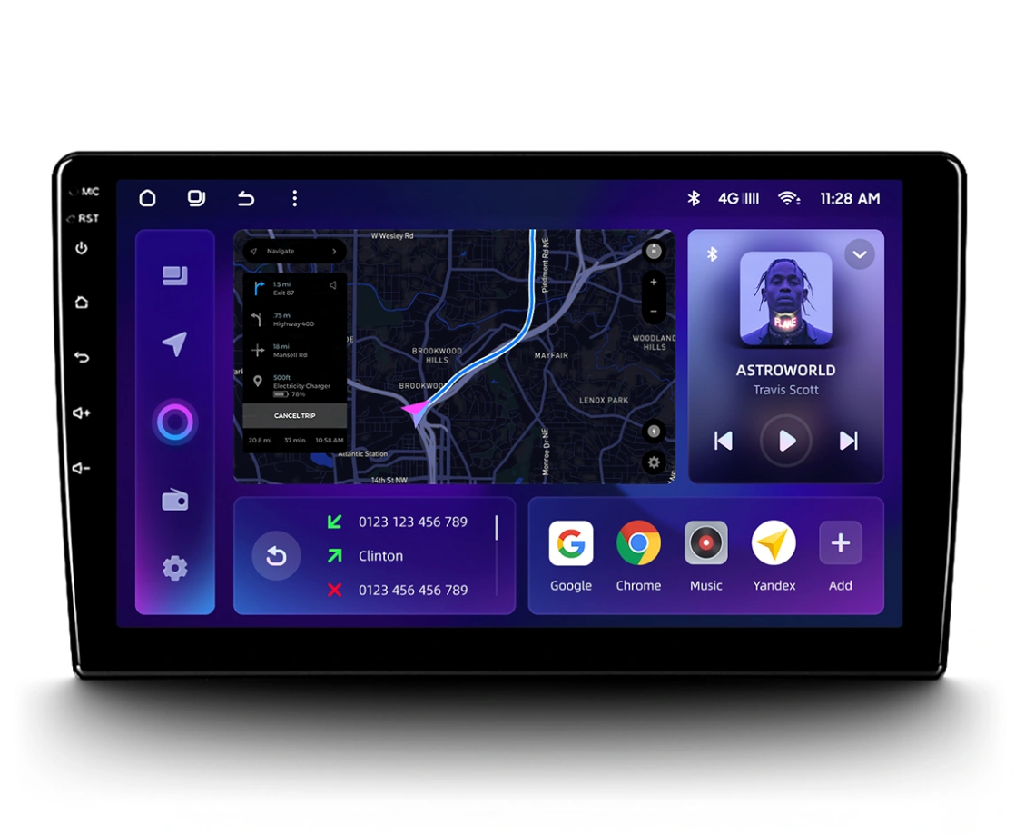 Navigatie Auto MOSS M3 BMW Seria 1 E81 2004-2013 4+32GB 9