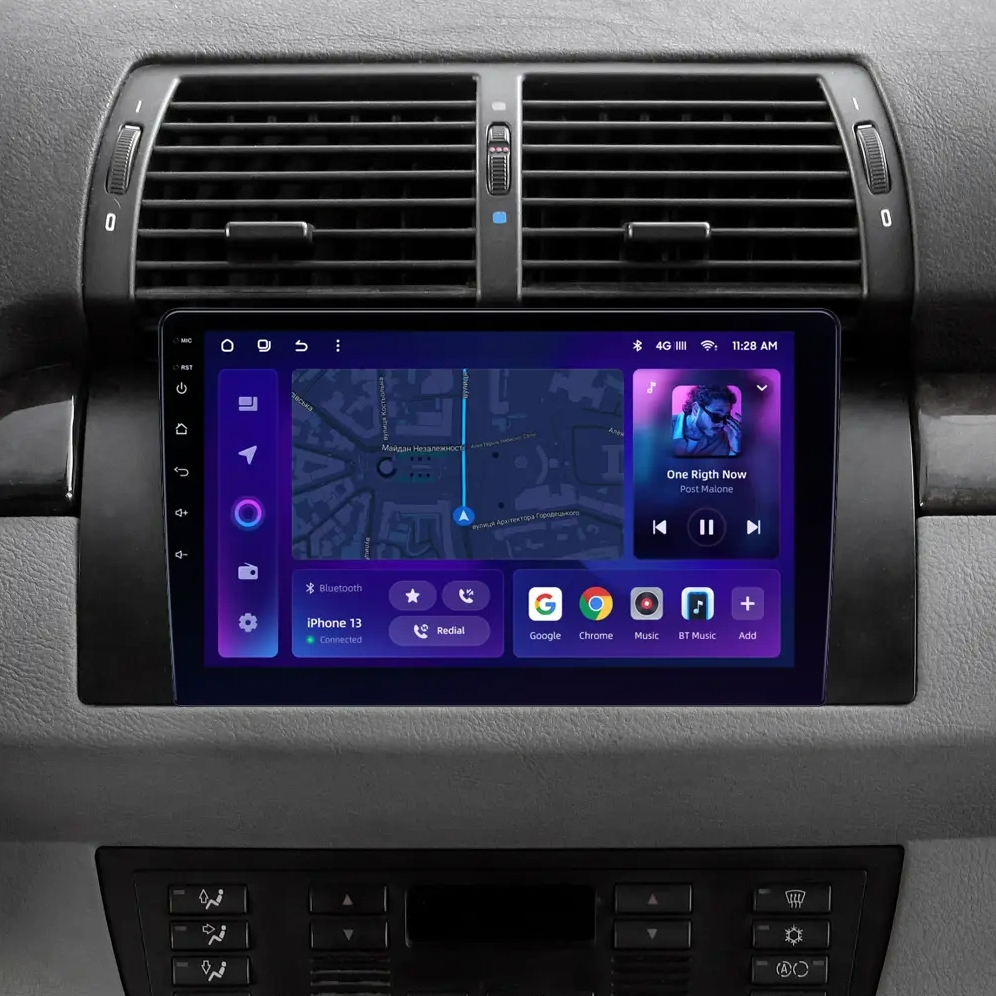 Navigatie Auto MOSS M3 BMW X5 E53 1999-2006 4+32GB 9