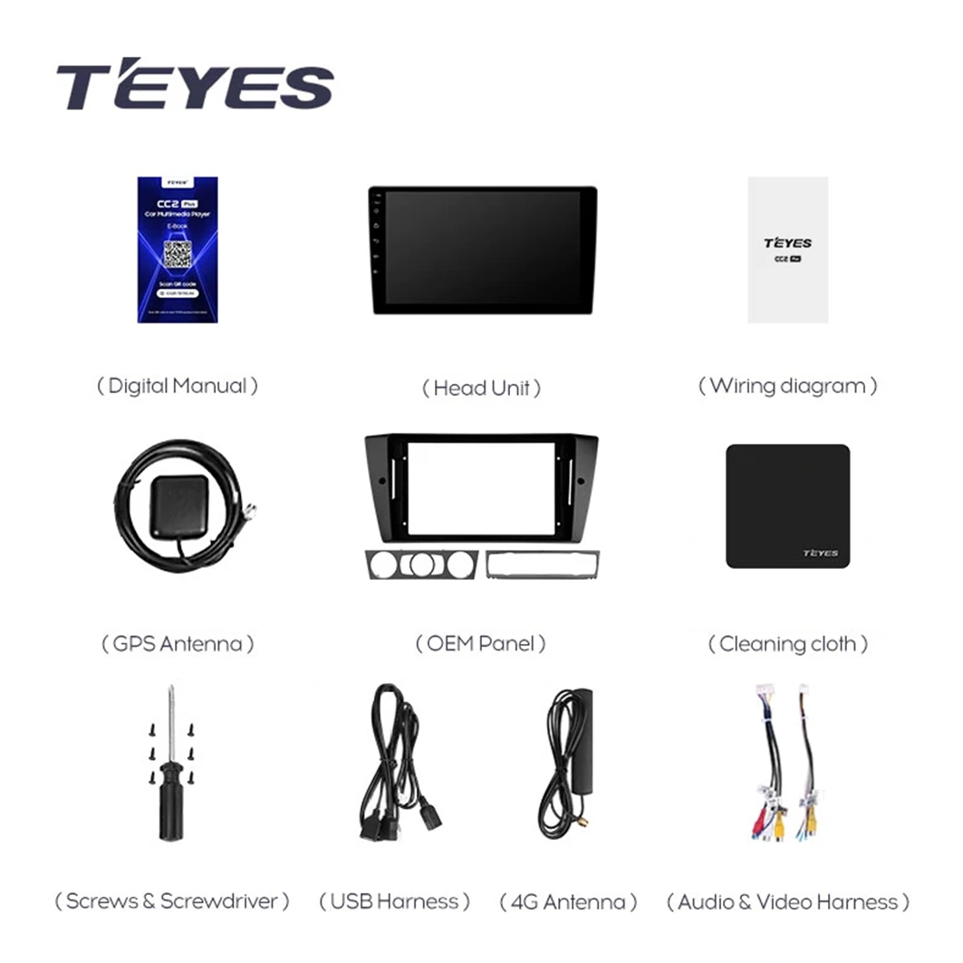 Navigatie Auto Teyes CC4L DTS BMW Seria 3 E91 2005-2013 6+64GB 9