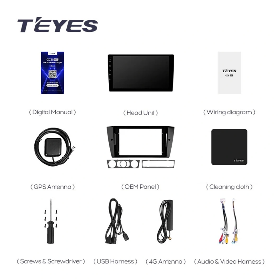 Navigatie Auto Teyes CC4L DTS BMW Seria 3 E93 2005-2013 6+64GB 9