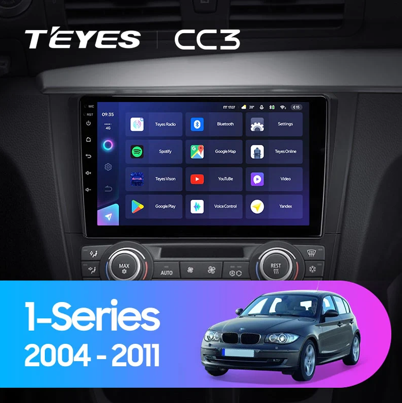 Navigatie Auto Teyes CC4L DTS BMW Seria 1 E81 2004-2013 6+64GB 9