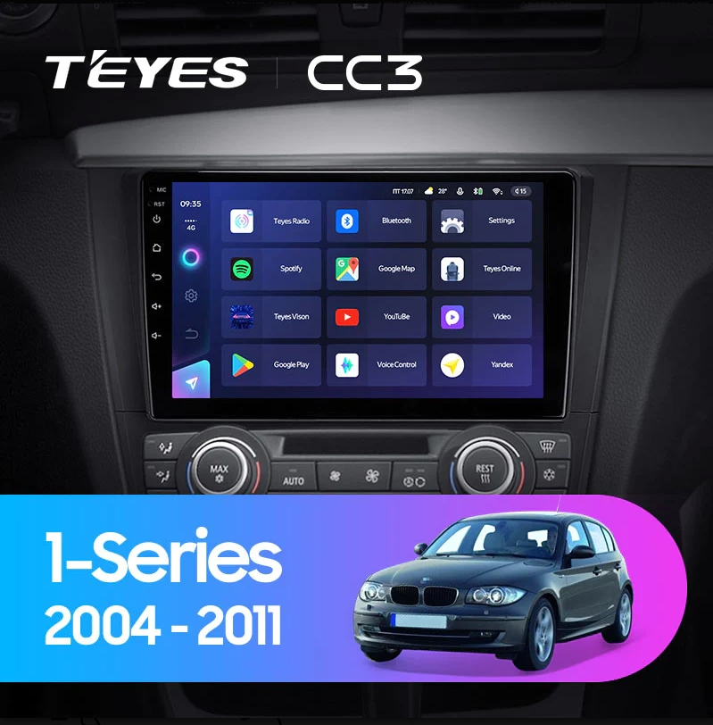 Navigatie Auto Teyes CC4L DTS BMW Seria 1 E87 2004-2013 6+64GB 9