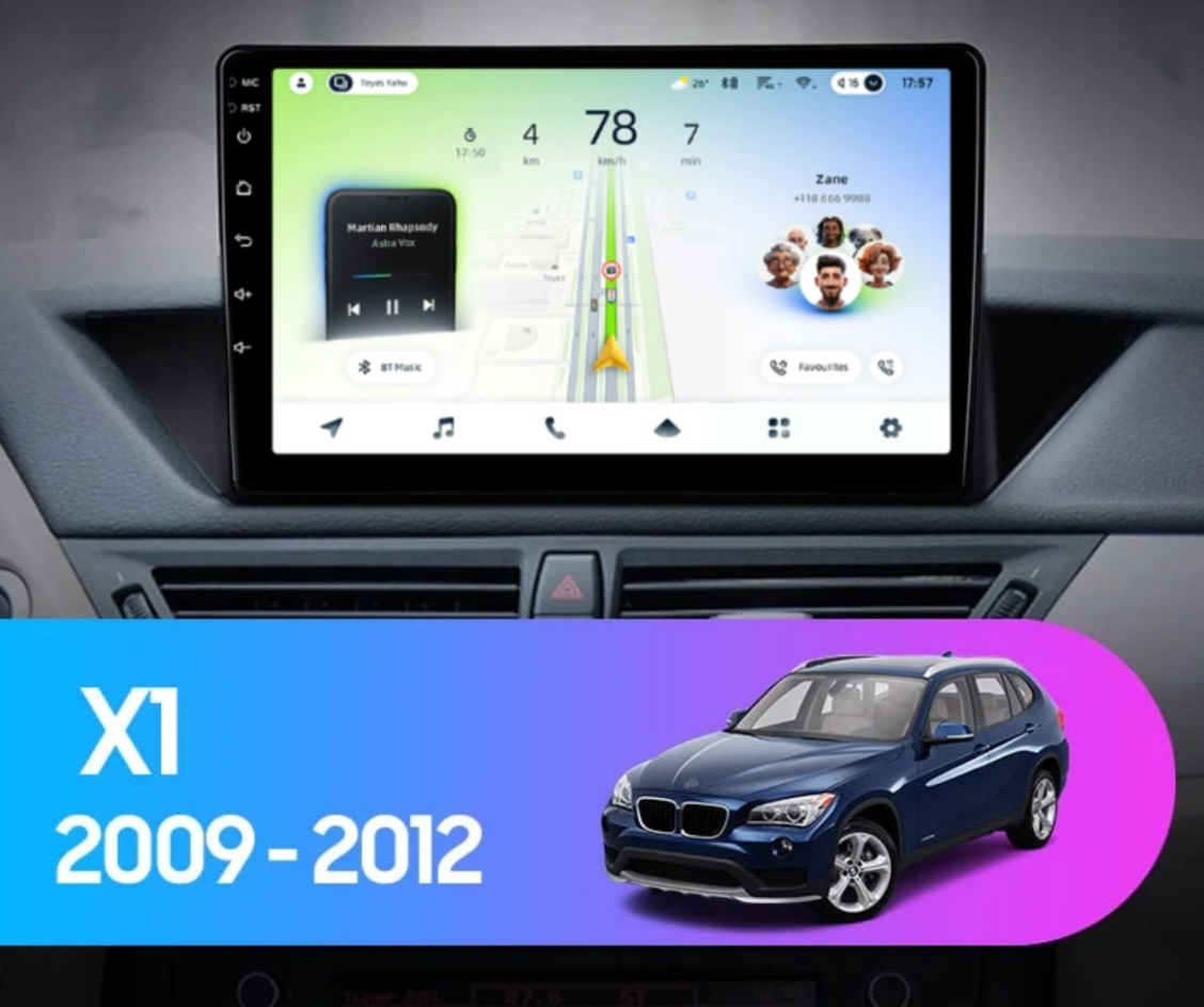 Navigatie Auto Teyes CC4L DTS BMW X1 E84 2010-2015 6+64GB 10.2