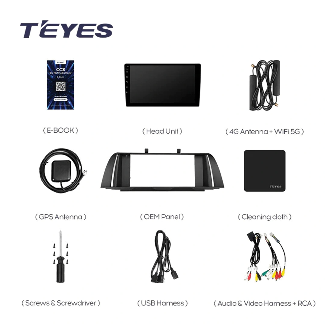 Navigatie Auto MOSS M3 BMW Seria 5 F10/F11 2010-2016 4+32GB 9