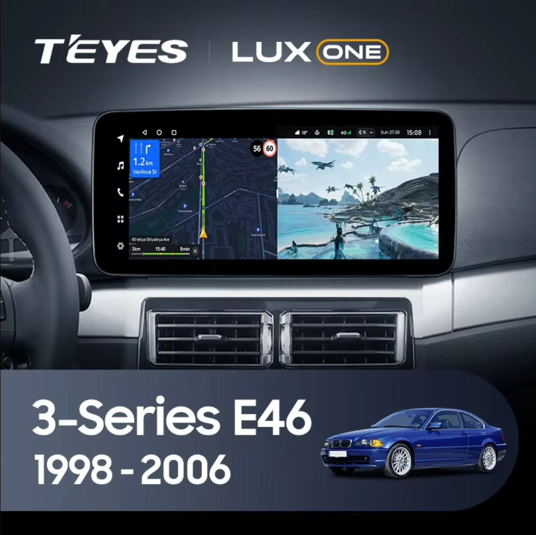 Navigatie Auto Teyes Lux One BMW Seria 3 E46 1997-2006 4+32GB 12.3