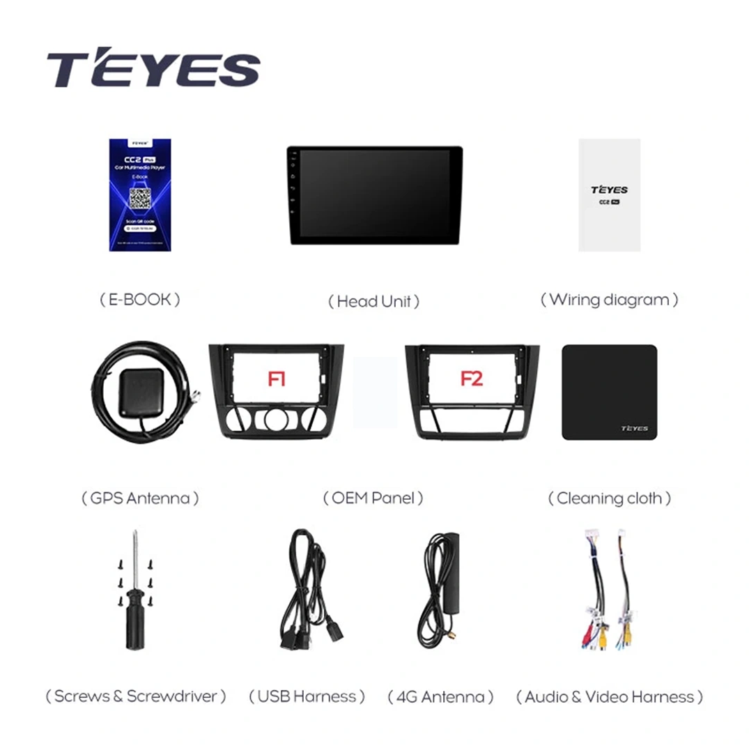 Navigatie Auto Teyes CC4 BMW Seria 1 E81 / E82 / E87 / E88 2004-2013 6+64GB 9.5