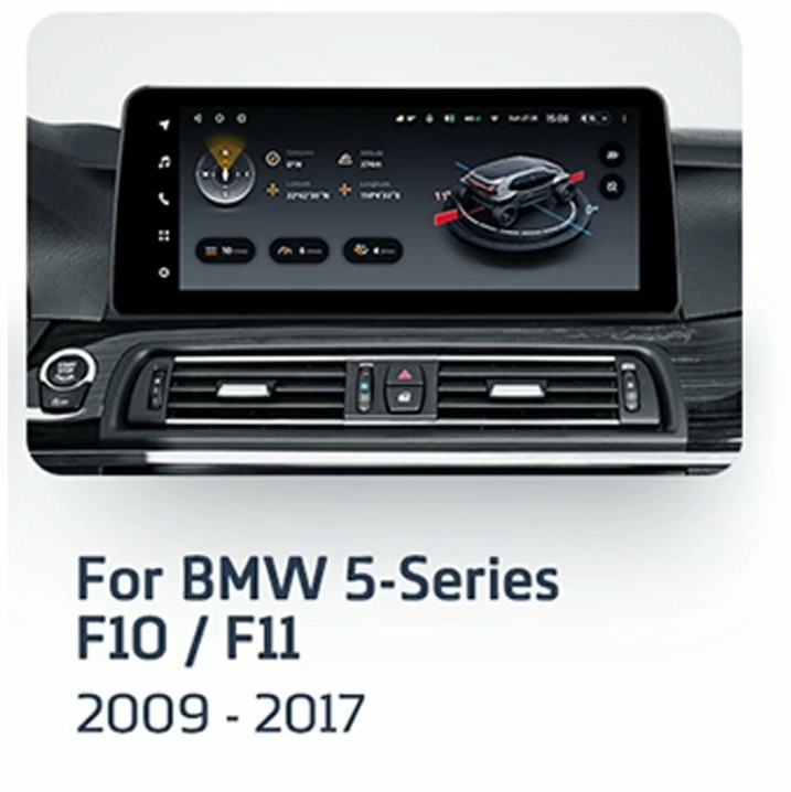 Navigatie auto Teyes Lux One BMW Seria 5 F10 2009-2013 CIC 6+128GB 12.3” IPS Octa-Core 2.0 GHz Android 4G DSP Bluetooth 5.1