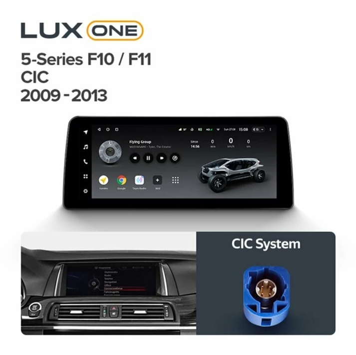 Navigatie auto Teyes Lux One BMW Seria 5 F10 2009-2013 CIC 6+128GB 12.3” IPS Octa-Core 2.0 GHz Android 4G DSP Bluetooth 5.1