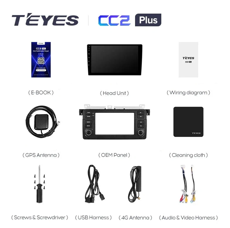 Navigatie Auto Teyes CC3L BMW Seria 3 E46 1997-2006 4+32GB 7
