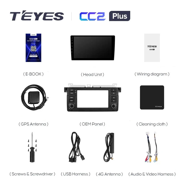 Navigatie Auto Teyes CC2L BMW Seria 3 E46 1997-2006 2+32GB 7