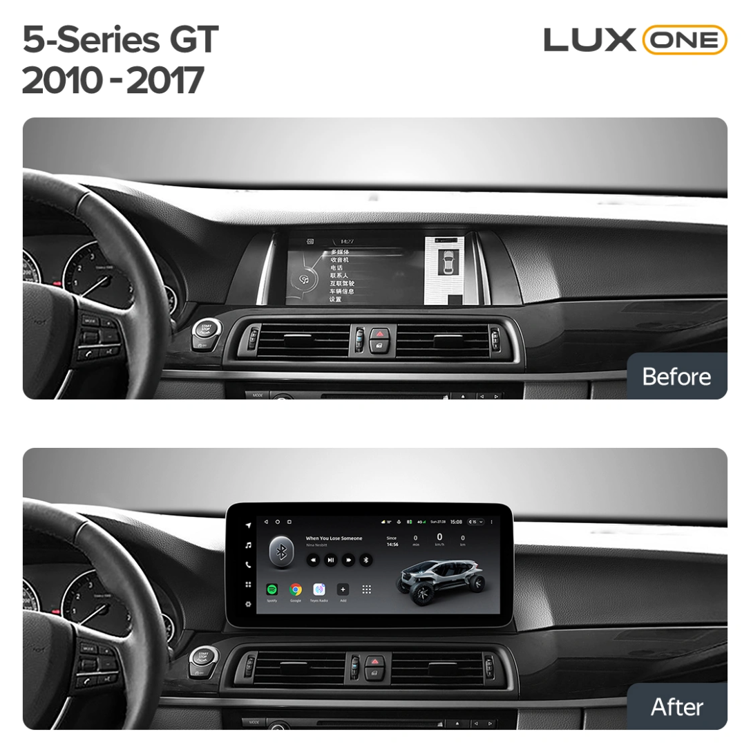 Navigatie Auto Teyes Lux One BMW Seria 5 F07 2010-2016 NBT 6+128GB 12.3