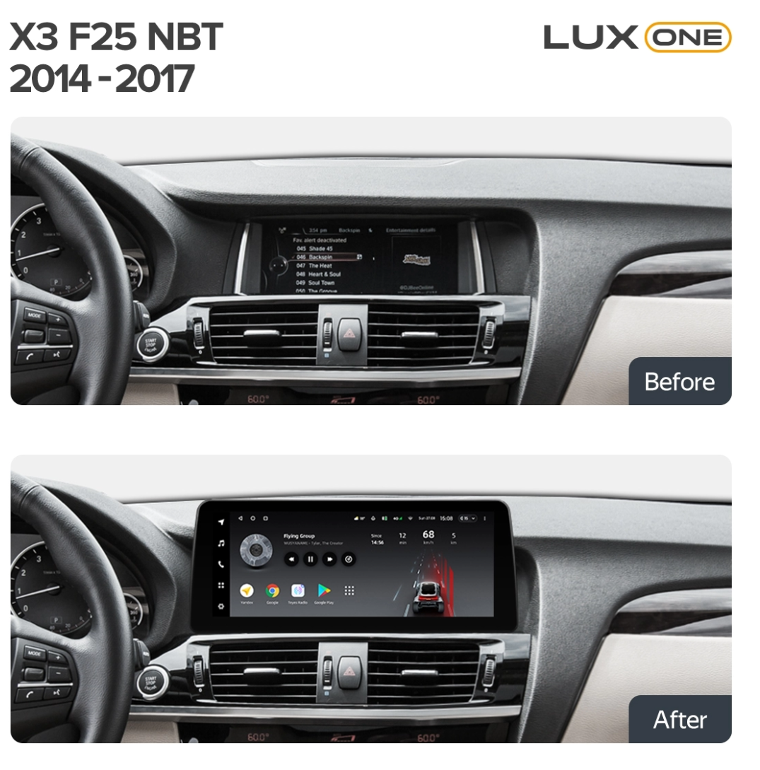 Navigatie auto Teyes Lux One BMW X3 F25 2014-2017 NBT 6+128GB 12.3” IPS Octa-Core 2.0 GHz Android 4G DSP Bluetooth 5.1