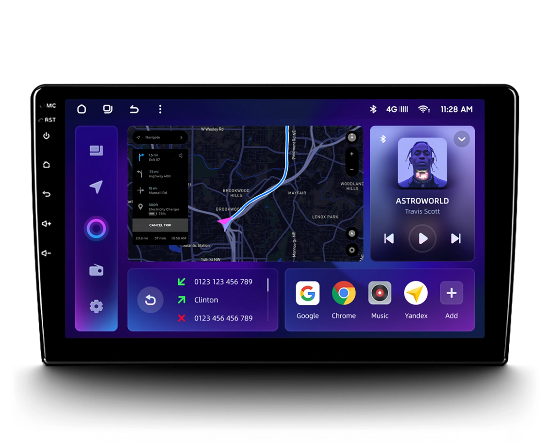 Navigatie Auto MOSS M2 Audi TT 8J 2006-2014 4+64GB 9