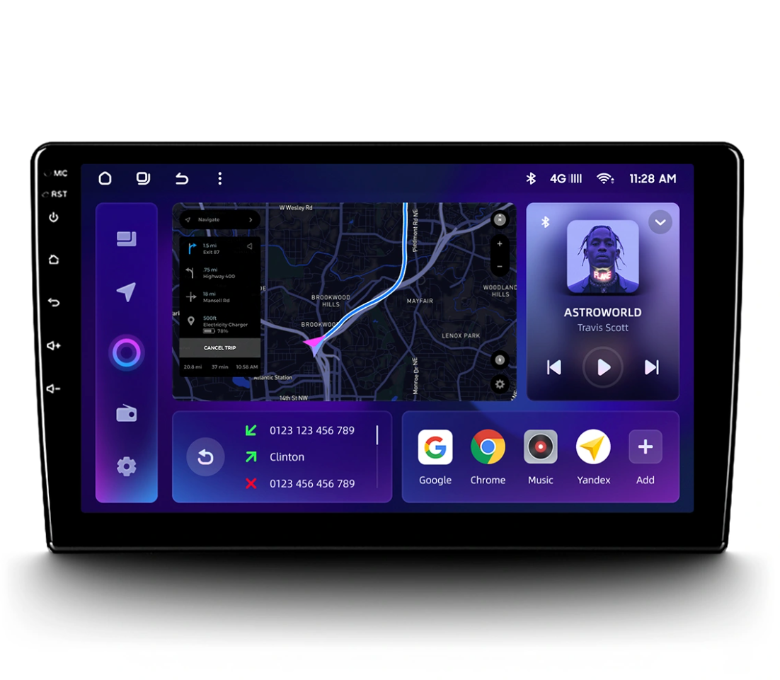 Navigatie Auto MOSS M2 Audi Q5 8R 2008-2017 4+64GB 9