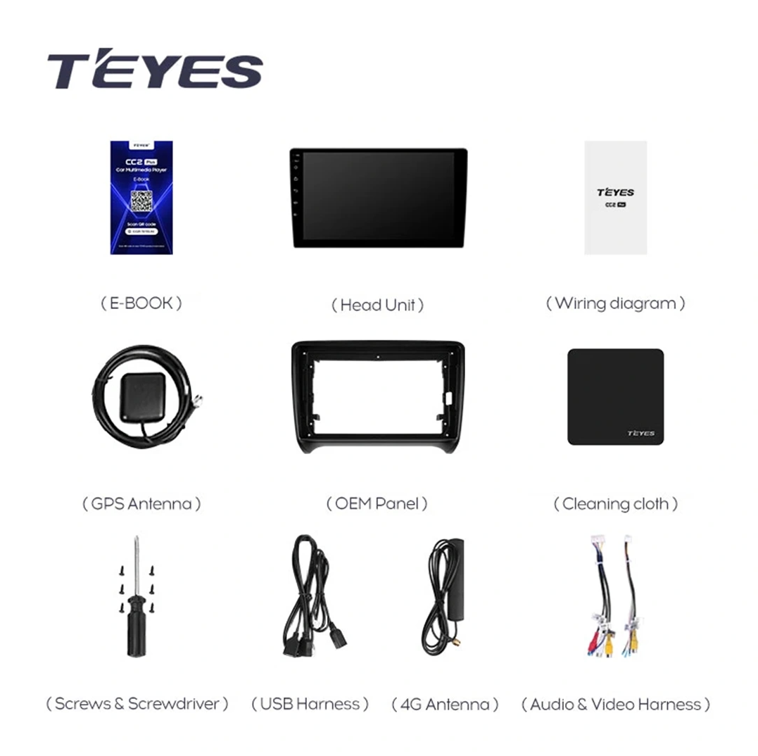 Navigatie Auto MOSS M3 Audi TT 8J 2006-2014 4+32GB 9