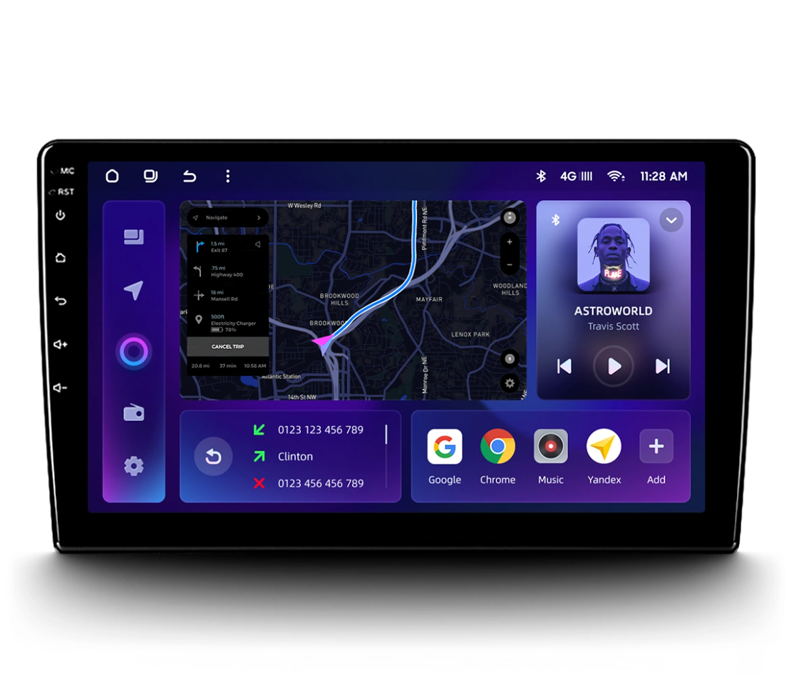 Navigatie Auto MOSS M3 Audi TT 8J 2006-2014 4+32GB 9