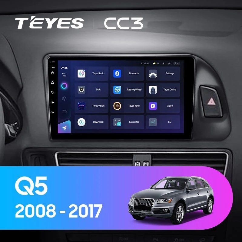 Navigatie Auto Teyes CC3L Audi Q5 8R 2008-2017 4+64GB 9